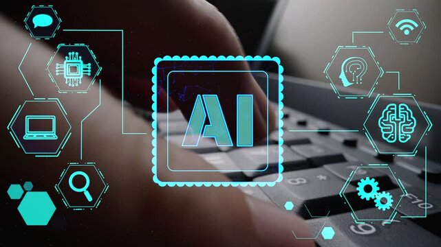 AI Assistant Brain Processor with LLM Technology, Big Data, Machine Learning, Generative AI for Business Support, Future Agentic AI Technology and Artificial Intelligence Prompt Engineering. Thunk