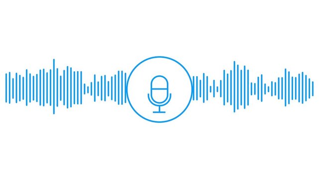 Digital voice recording waveform: surveillance, wiretapping, and eavesdropping audio analysis. green sound waves on dark grid for audio monitoring, spying, security, and intelligence operations.