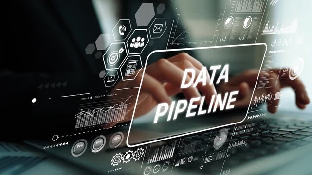 Data Pipeline Integration and Management with Technology and Analytics in Modern Business Environment. Asymptotic smart data analytic.