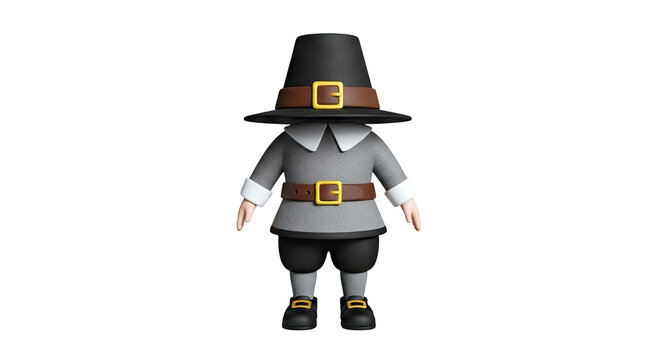 3D Pilgrim Character