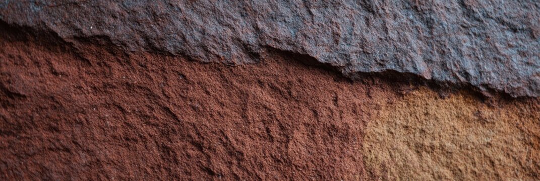 自然環境における岩肌の質感とパターン