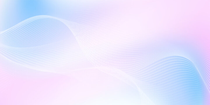 Pastel tone purple pink blue gradient defocused abstract photo smooth lines pantone color background