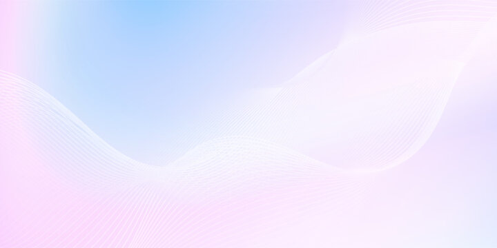 Pastel tone purple pink blue gradient defocused abstract photo smooth lines pantone color background