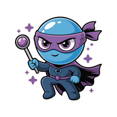 Fototapeta premium ninja warrior with sword vector