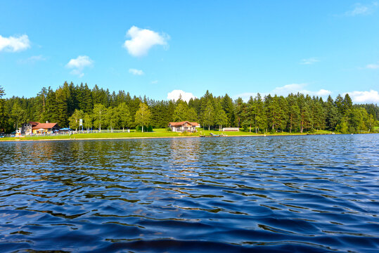 Der Elbsee, Moorsee bei Aitrang im bayerischen Ostallg&auml;u