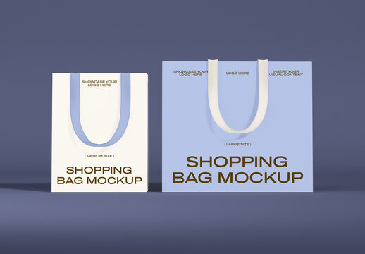 Retail Shopping Bag Mockup