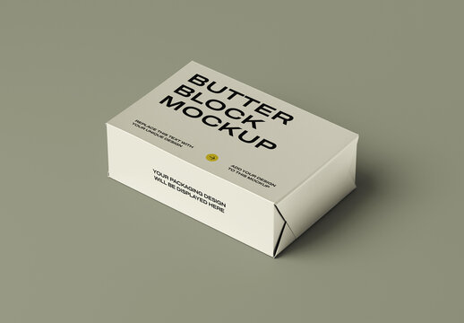 Butter Block Mockup