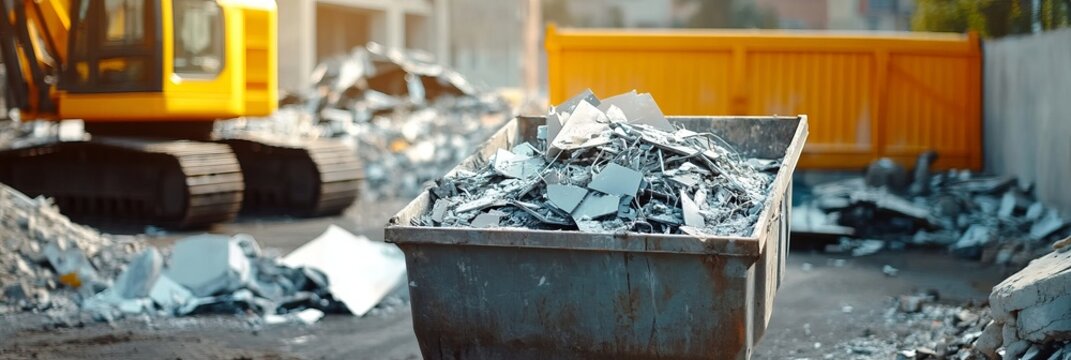Demolition Waste Management with Construction Equipment During Property Tear Downs and Renovations