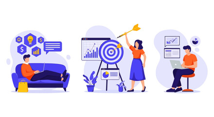 Naklejka premium Similar Keywords abstract art background business cartoon company concept creative design development element entrepreneur entrepreneurial entrepreneurship finance flat graphic growth icon idea illust