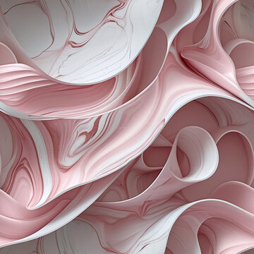 Blush pink and white marble swirl pattern, modern feminine luxury aesthetic, flowing elegant veins, clean background