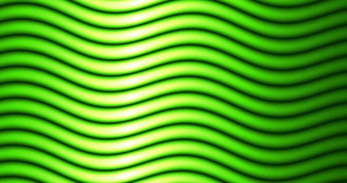 A serene and captivating abstract background features a seamless animation of horizontal wavy lines in a dynamic gradient of deep blue and bright cyan. The fluid motion creates a sense of tranquil ele