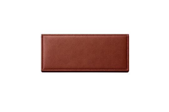 Elegant Brown Checkbook Holder for Business Use