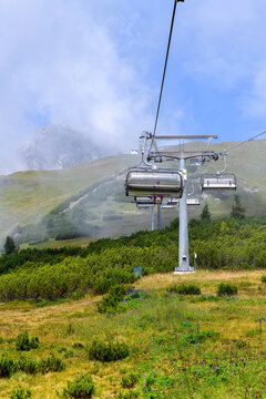 Kapallbahn in St. Anton am Arlberg, Tirol (&Ouml;sterreich)	