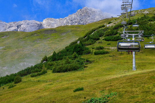 Die Kapallbahn in St. Anton am Arlberg, Tirol (&Ouml;sterreich)	
