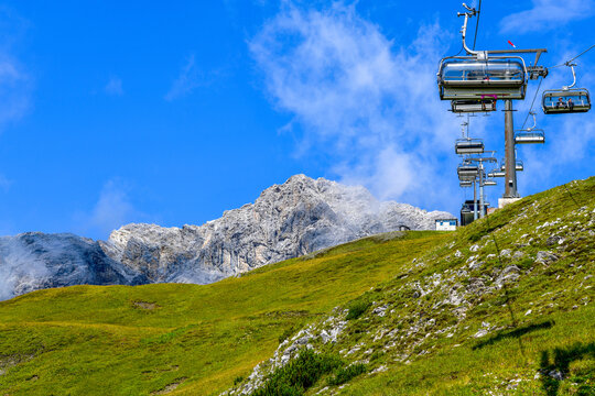 Die Kapallbahn in St. Anton am Arlberg, Tirol (&Ouml;sterreich)	