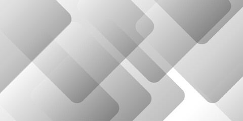 Fototapeta premium Abstract gradient gray geometric background suitable for websites, banners. White abstract template. Modern elegant white gray banner with creative design. Vector abstract graphic triangle.