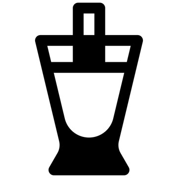 Horchata. Outlined stroke vector icon with black-filled details.