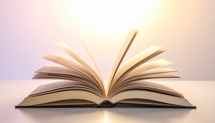 Fototapeta premium open book with pages