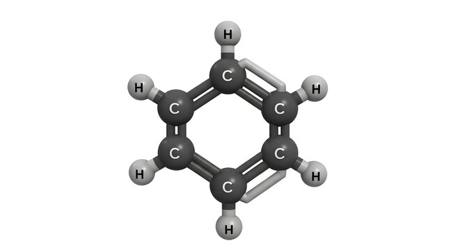 benzene molecular structure model