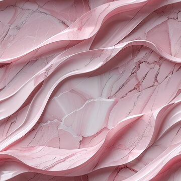 Soft pastel pink marble texture background with delicate flowing veins that