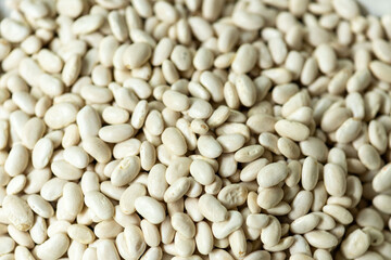 Fototapeta premium Organic white beans for cooking