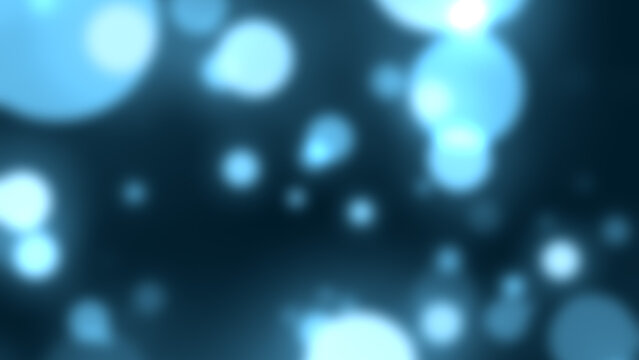 Elegant Bokeh Lights Wide Looped Background with Soft Circular Lens Blur