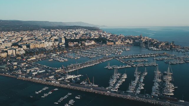 The pretty center of Alghero with its attractions and the Catalan heritage on the Sardinian western coast