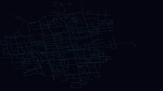 Suzhou, China, City Infrastructure Expansion Animation, Urban Visualization Technology