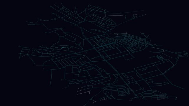 Nairobi, Kenya, City Infrastructure Expansion Animation, Urban Visualization Technology