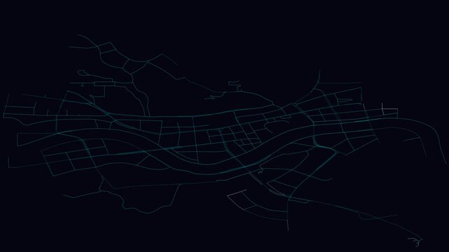 Mianyang, China, City Infrastructure Expansion Animation, Urban Visualization Technology