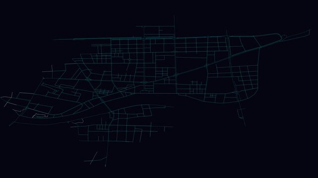 Jieyang, China, City Infrastructure Expansion Animation, Urban Visualization Technology