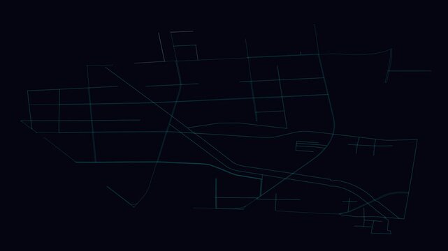 Jiangguanchi, China, City Infrastructure Expansion Animation, Urban Visualization Technology