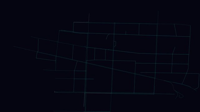 Dezhou, China, City Infrastructure Expansion Animation, Urban Visualization Technology