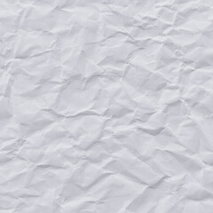 Naklejka premium Crumpled white paper texture background