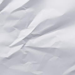 Obraz premium Crumpled white paper texture background