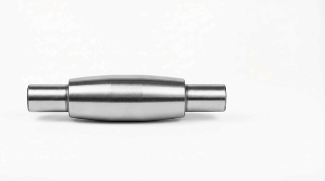 3D render of industrial metal coupling joint for machinery and mechanical engineering