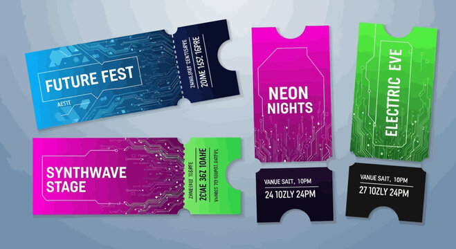 Electronic Music Festival Tickets: Future Fest, Neon Nights, Electric Eve, Synthwave