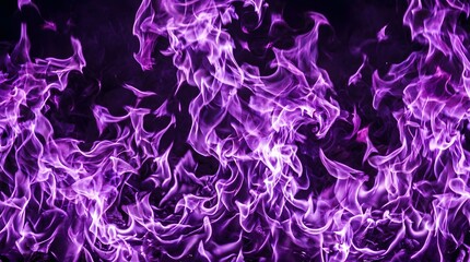 Obraz premium Vibrant purple flames engulf the screen for a mesmerizing wallpaper background