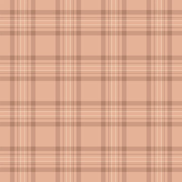 Glamour background vector tartan, grungy pattern texture plaid. Jersey textile seamless fabric check in orange and light colors.