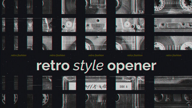 Swisstok Vhs Retro Opener template contains 11 placeholders, 28 textholders and 1 logoholder. Available in 4k.