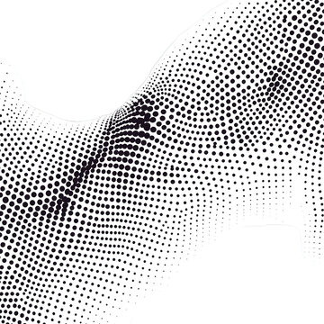 3d dynamic node of big data dots science. Wave infinity sinusoid