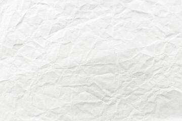 Obraz premium Crumpled white paper texture background
