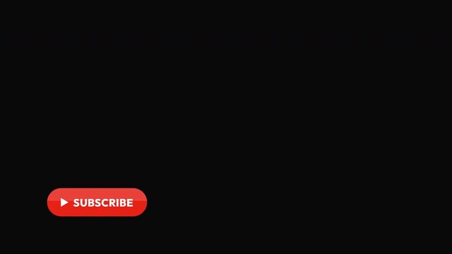 Vibrant red subscription graphic slides into frame to trigger audience loyalty and maximize engagement during digital video production.