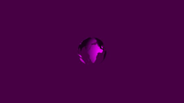 abstract gray globe planet earth .abstract gray globe planet earth on white background Suitable for educational, business films, modern explainers, or infographics.4k video with alpha channel