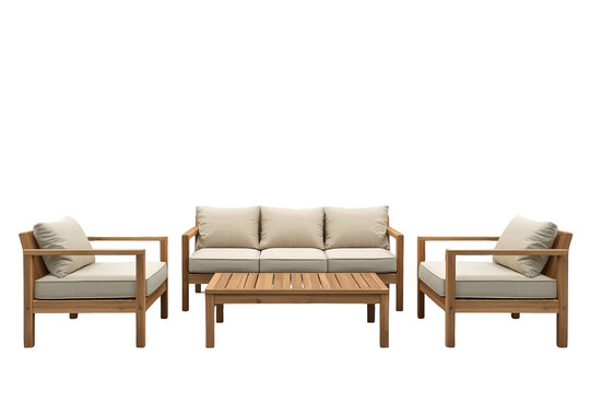 Outdoor patio furniture set providing comfort and style, perfect for garden, terrace, or backyard relaxation and entertaining