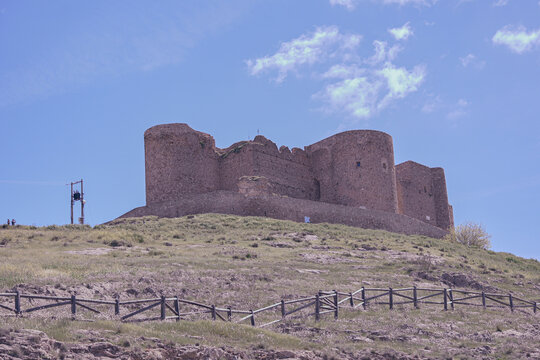 Medieval Castle of La Muela on Consuegra Hill, Spain