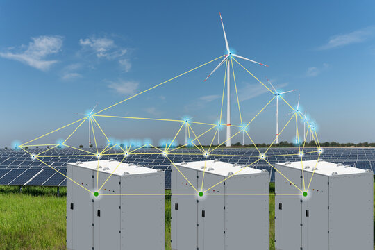 Smart Grid &ndash; Intelligentes Stromnetz mit erneuerbaren Energien und Stromspeicher f&uuml;r die Energiewende