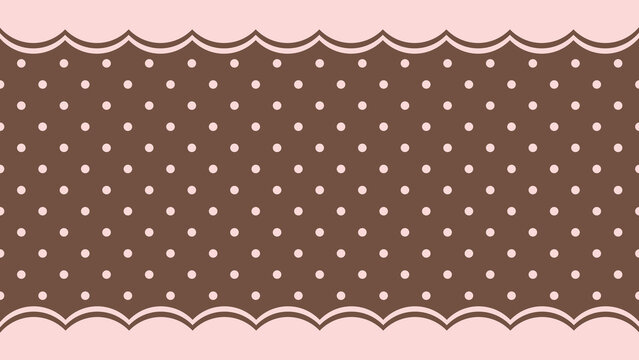 Elegant polka dot vintage design desktop wallpaper