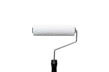 Obraz premium Paint roller tool for home renovation, decorating, wall painting, and improvement projects with transparent background