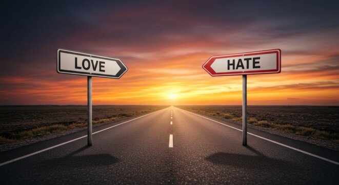 Road to love or hate.